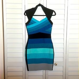 Bandage dress. Super sexy and fits like a glove.